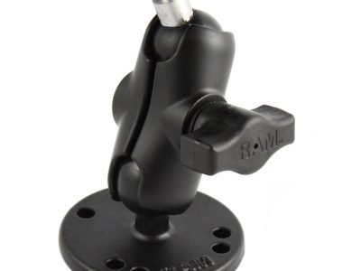 RAM® Drill-Down Double Ball Mount with 1/4″-20 Stud – B Size Short