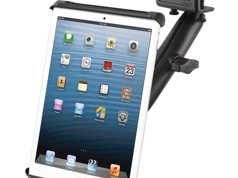RAM® Tab-Tite™ with Glare Shield Clamp Mount for 7″ Tablets