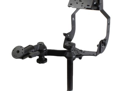 RAM® MDT Display Mount with Double Swing Arm and 8″ Upper Pole
