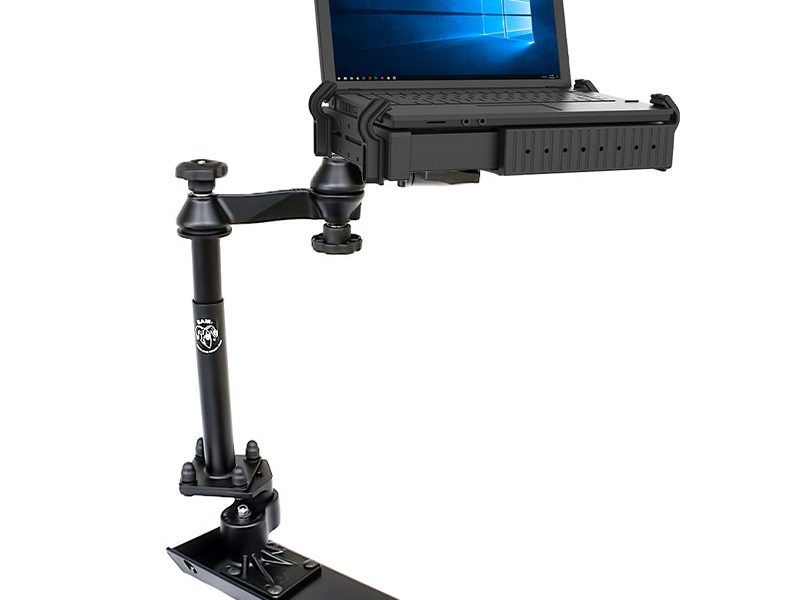 RAM® No-Drill™ Laptop Mount for ’04-11 Chevy Colorado Crew Cab + More