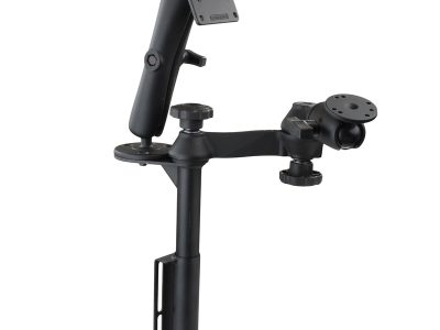 RAM® Vertical Drill-Down Mount with Swing Arms and Double Ball Mount