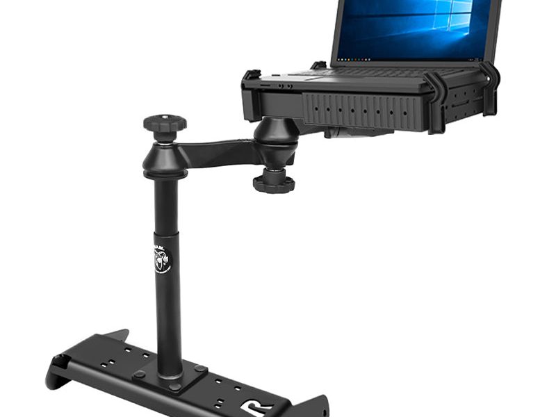 RAM® No-Drill™ Laptop Mount for ’14-15 Chevrolet Silverado 1500 (Bench)