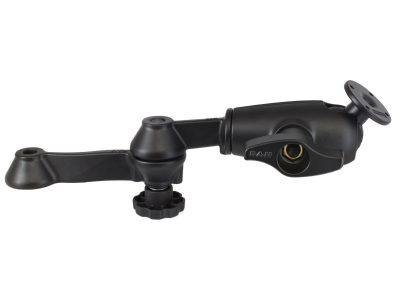 RAM® 12″ Double Swing Arm with Round Plate – D Size