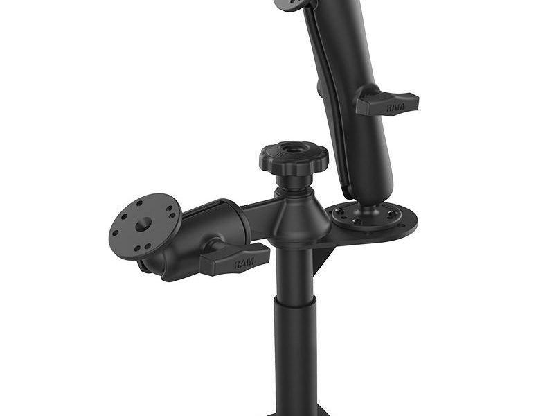 RAM® Tele-Pole™ with 4” & 5” Poles and Double Ball Mount