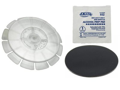 RAM® Clear Rose Adhesive Plate for Suction Cups