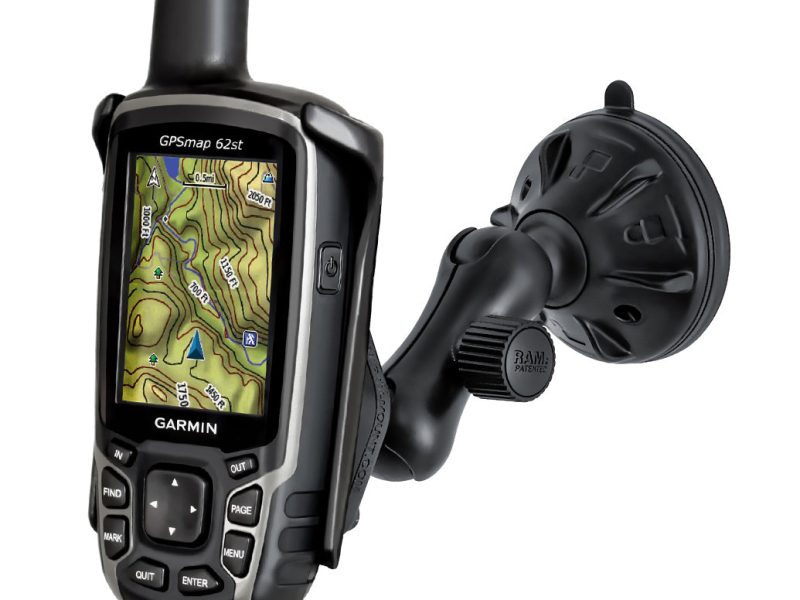 RAM® Twist-Lock™ Low-Profile Suction Mount for Garmin Astro 320 + More