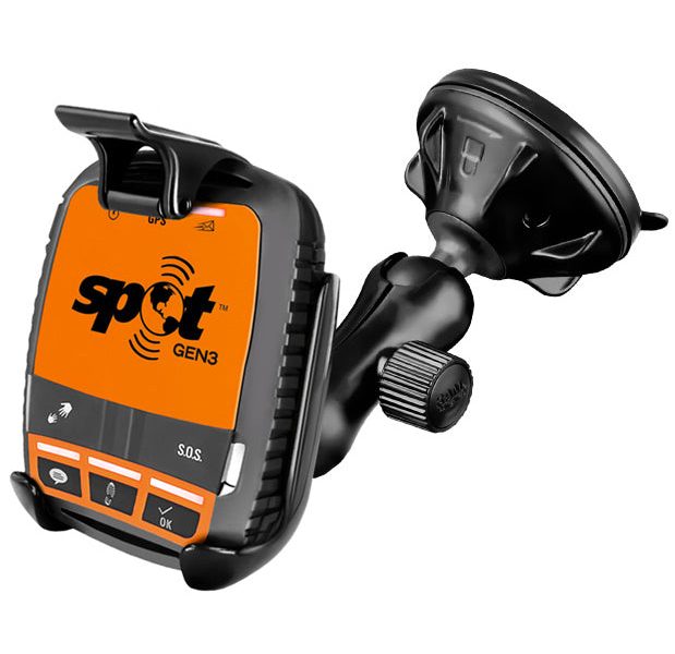 RAM® Twist-Lock™ Low-Profile Suction Mount for SPOT Gen3™