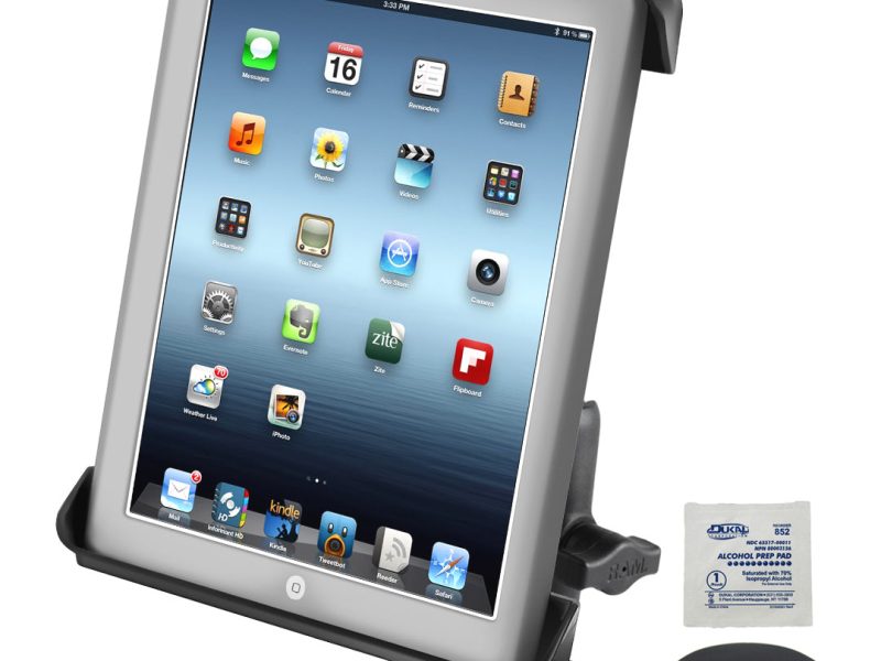 RAM® Tab-Tite™ Mount with Flex Adhesive Base for Large Tablets