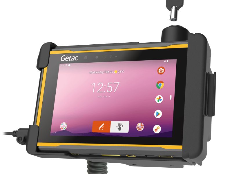 RAM® Form-Fit Locking Holder for Getac ZX70 – Temp Module Compatible