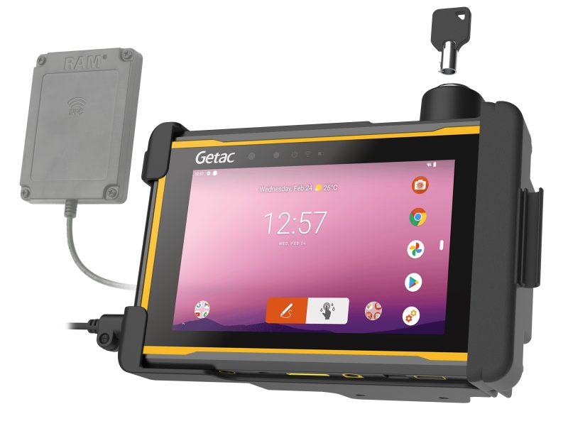 RAM® Form-Fit Locking Holder for Getac ZX70 – NFC Extender Compatible