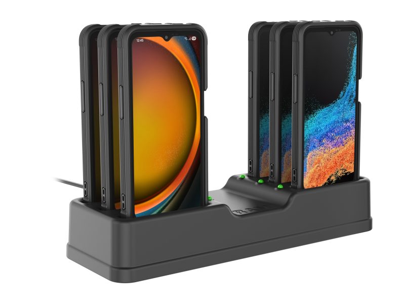 RAM® 6-Port Dock for XCover7, 7 Pro & 6 Pro with OEM or RAM® Skin™