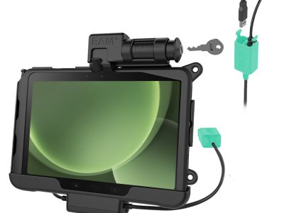 RAM® Key-Locking Power + Dual USB Data Dock for Tab Active5 Pro & 4 Pro