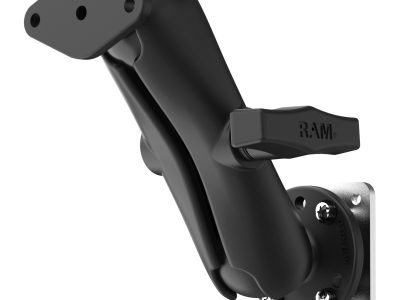 RAM® Dashboard Mount with Backing Plate & Diamond Plate – C Size Medium