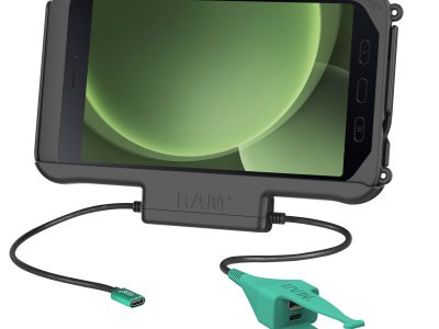 RAM® USB-C Powered Dock + USB-C & USB-A Data for Samsung Tab Active5 & 3