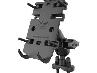 RAM® Quick-Grip™ Phone Mount with Handlebar U-Bolt Base – Short