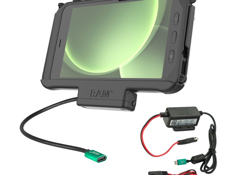 RAM® USB-C Powered Dock for Tab Active5 & 3 with Hardwire Charger