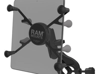 RAM® X-Grip® Mount with Yoke Clamp Base for 7″-8″ Tablets