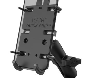 RAM® Quick-Grip™ XL Spring-Loaded Phone Mount with Drill-Down Base
