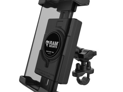 RAM® Quick-Grip™ Pro XL Phone Mount with Handlebar U-Bolt Base – Short