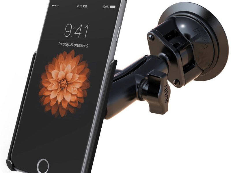 RAM® Twist-Lock™ Suction Cup Mount for Apple iPhone Xs Max, 7 & 6 Plus