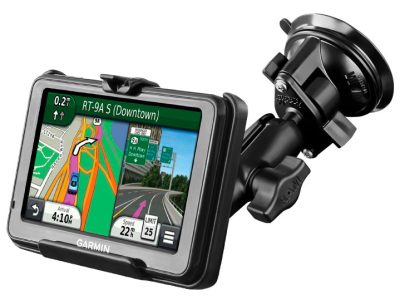 RAM® Twist-Lock™ Suction Cup Mount for Garmin nuvi 200W, 465T + More