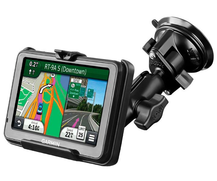 RAM® Twist-Lock™ Suction Cup Mount for Garmin nuvi 200W, 465T + More