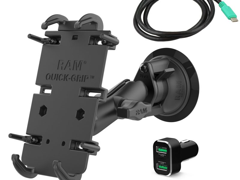 RAM® Quick-Grip™ XL Type-C Vehicle Bundle