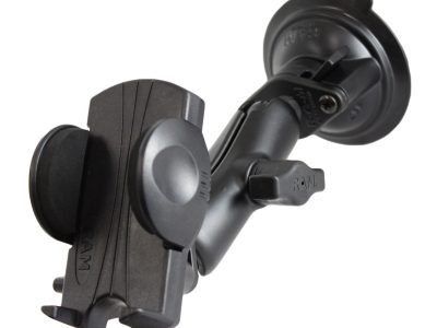 RAM® Twist-Lock Suction Cup Mount with Universal Phone Holder