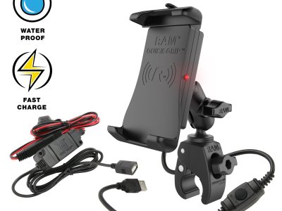 RAM® Quick-Grip™ 15W Waterproof Wireless Charging Mount with Tough-Claw™