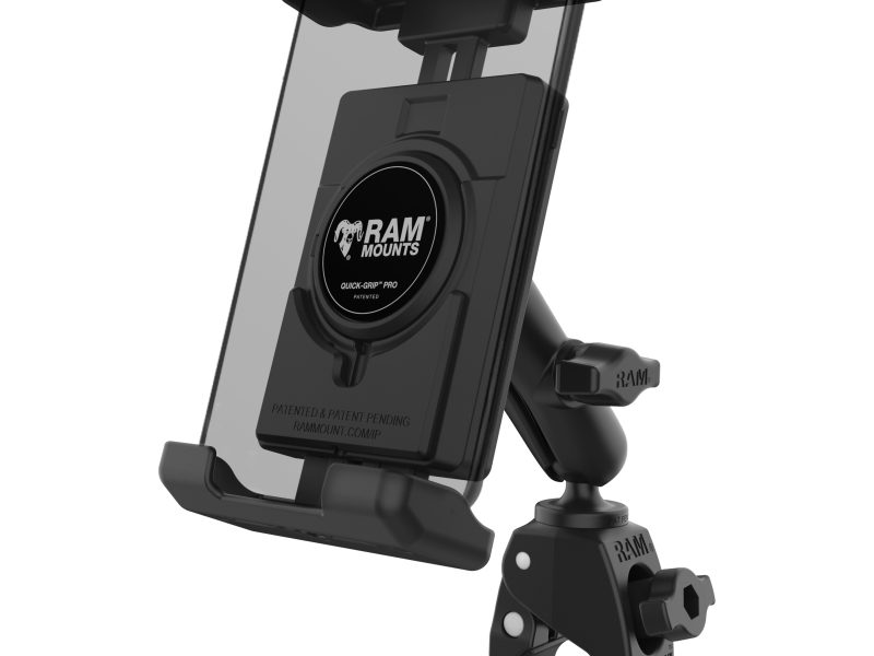 RAM® Quick-Grip™ Pro XL Phone Mount with Small Tough-Claw™ Base – Medium
