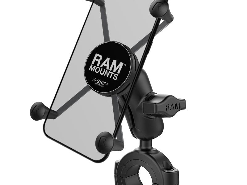 RAM® X-Grip® Large Phone Mount with Torque™ Large Rail Base – Short Arm
