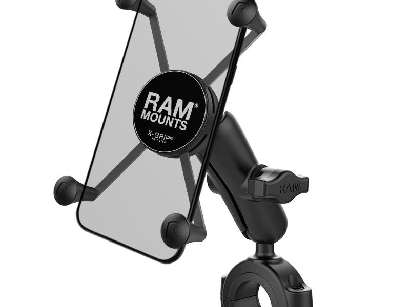 RAM® X-Grip® Large Phone Mount with Torque™ Large Rail Base – Medium Arm