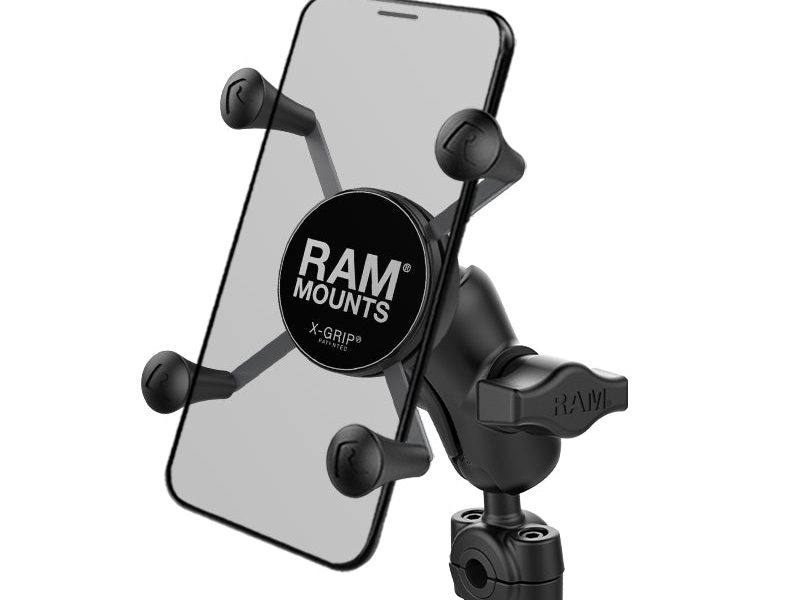 RAM® X-Grip® Phone Mount with RAM® Torque™ Small Rail Base – Short