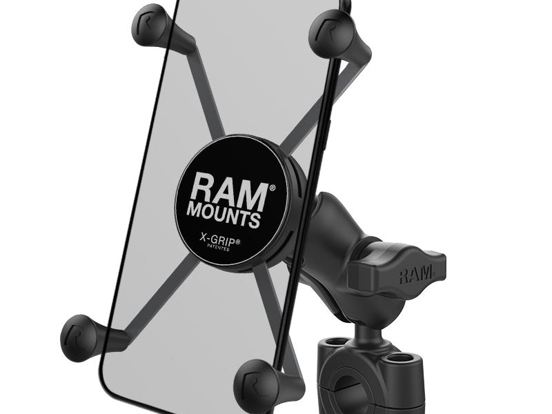 RAM® X-Grip® Large Phone Mount with Torque™ Medium Rail Base – Short Arm