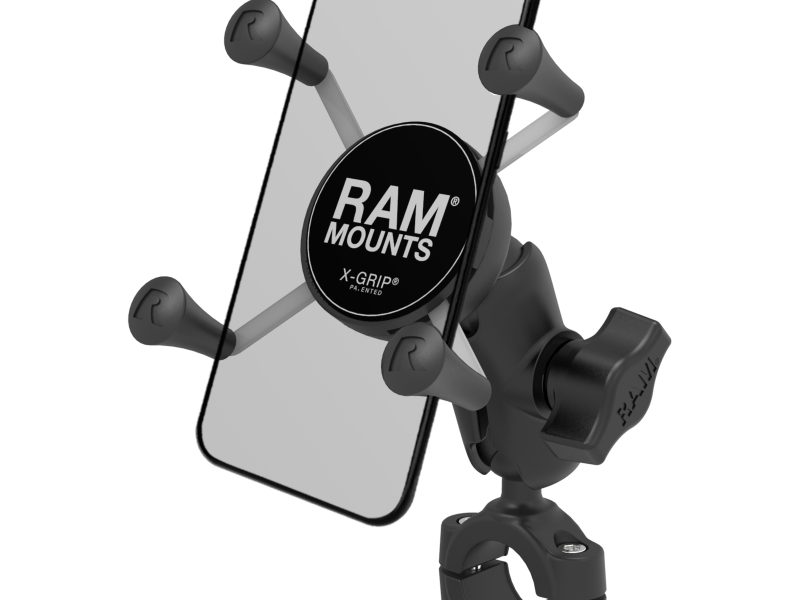 RAM® X-Grip® Phone Mount with RAM® Torque™ Medium Rail Base – Short