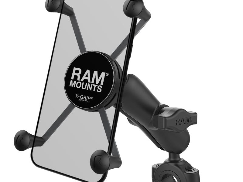RAM® X-Grip® Large Phone Mount with Torque™ Medium Rail Base Medium Arm