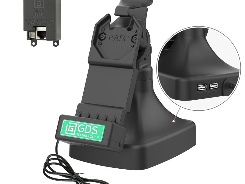 GDS® Uni-Conn™ Tilt & Swivel Dock with PoE + Data