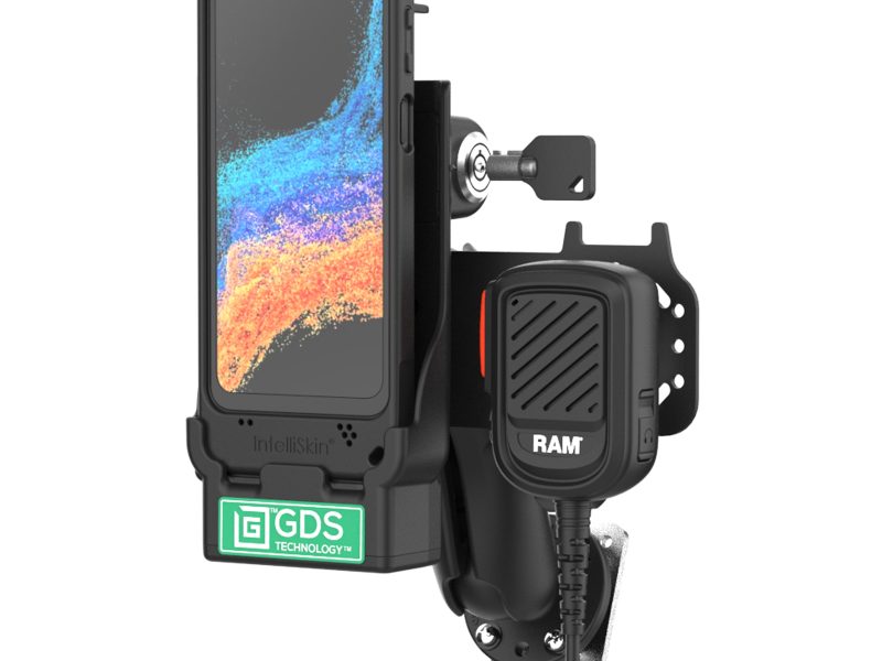 GDS® Locking PTT Speaker Mic Kit for XCover7 Pro/6 Pro – ESChat & Zello