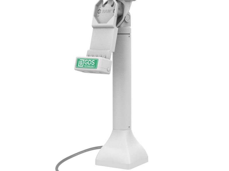 GDS® Uni-Conn™ 14″ Locking Pedestal Dock with USB-C – Gray