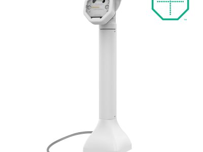 GDS® Uni-Conn™ Powered 14″ Locking Pedestal Dock with USB-C – Gray