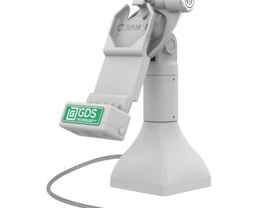 GDS® Uni-Conn™ 7″ Locking Pedestal Dock with USB-C – Gray