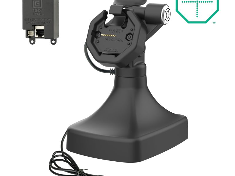 GDS® Uni-Conn™ Powered Locking Tilt & Swivel Dock with PoE