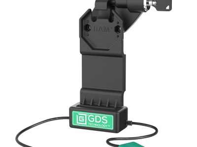 GDS® Uni-Conn™ Right Locking Dock + Dual USB-A with Release Lever