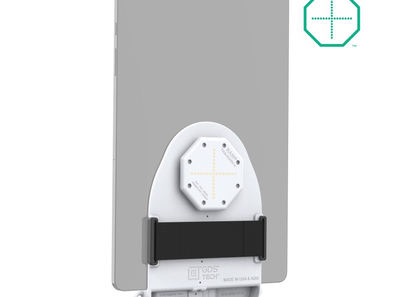 GDS® Tab-Conn™ for Tablets Without Case (D Shape & Rear Pads) – Gray