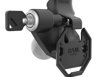 RAM® Left Locking Holder for Tablets with GDS® Uni-Conn™ Button