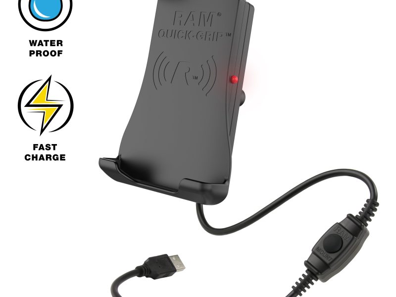 RAM® Quick-Grip™ 15W Waterproof Wireless Charging Holder with Ball