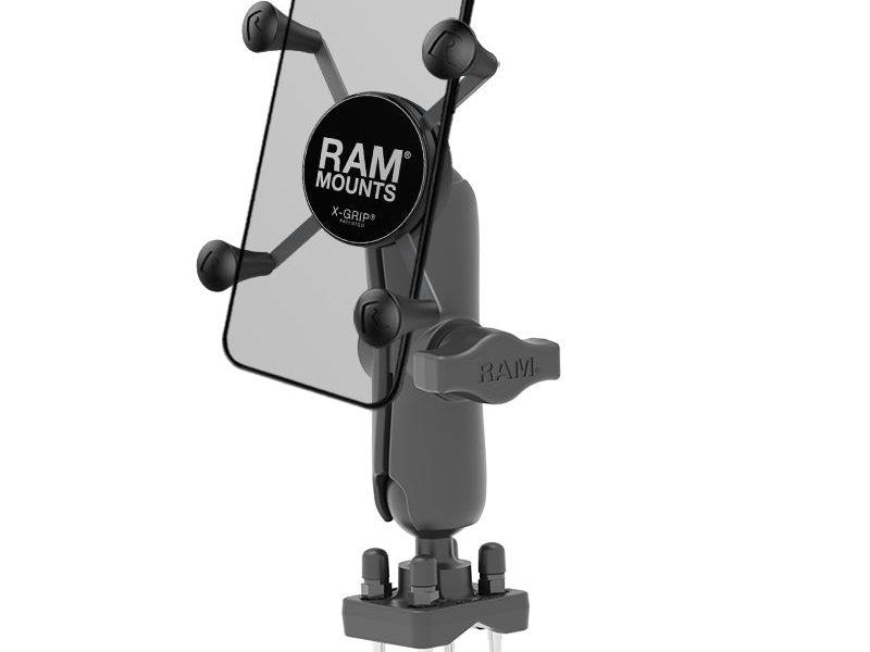 RAM® X-Grip® Phone Mount with Double U-Bolt Base