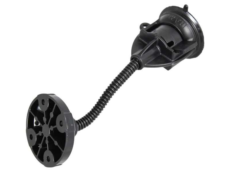 RAM® Twist-Lock™ Suction Cup with 4″ RAM® Flex-Arm™ & Round Plate