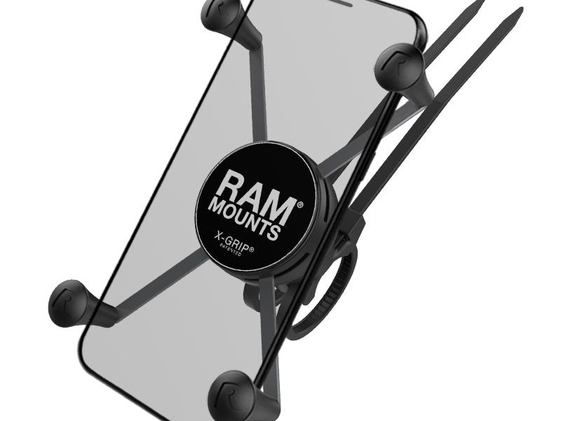 RAM® X-Grip® Large Phone Mount with RAM® EZ-On/Off™ Bicycle Base