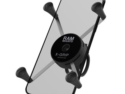 RAM® X-Grip® Large Phone Mount with Low-Profile Zip Tie Handlebar Base